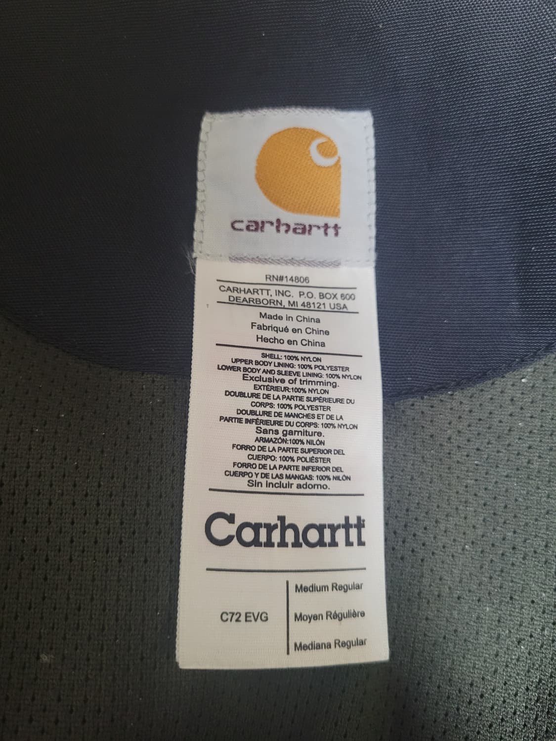 칼하트 고어텍스 자켓 상품이미지2