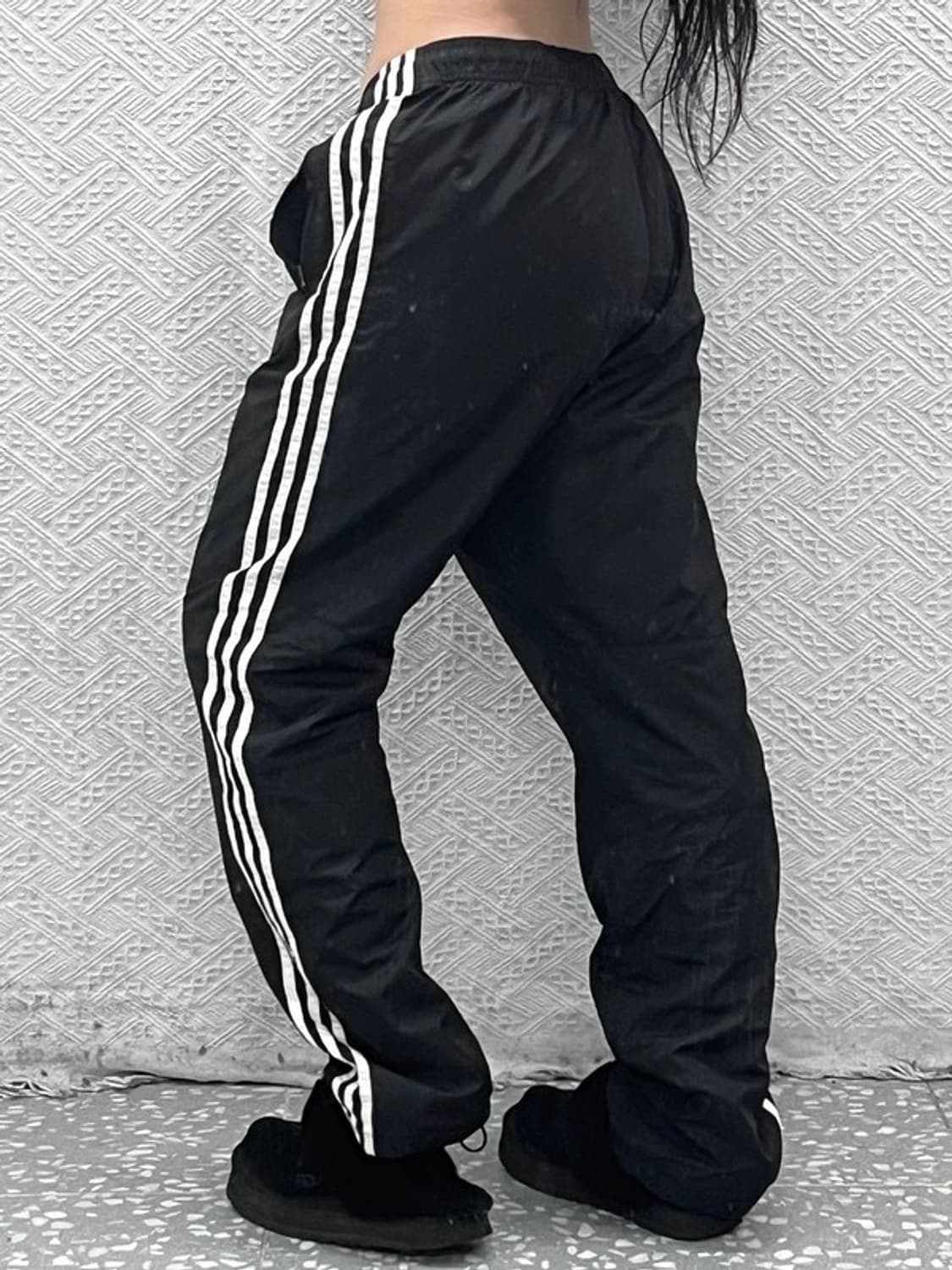 아디다스 캐주얼 스포티 삼선 와이드 트랙팬츠 100 C09362 상품이미지2