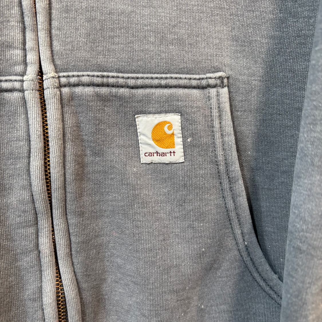 [XL] CARHARTT 칼하트 USA 빈티지 페이드 써멀 후드 자켓 상품이미지2