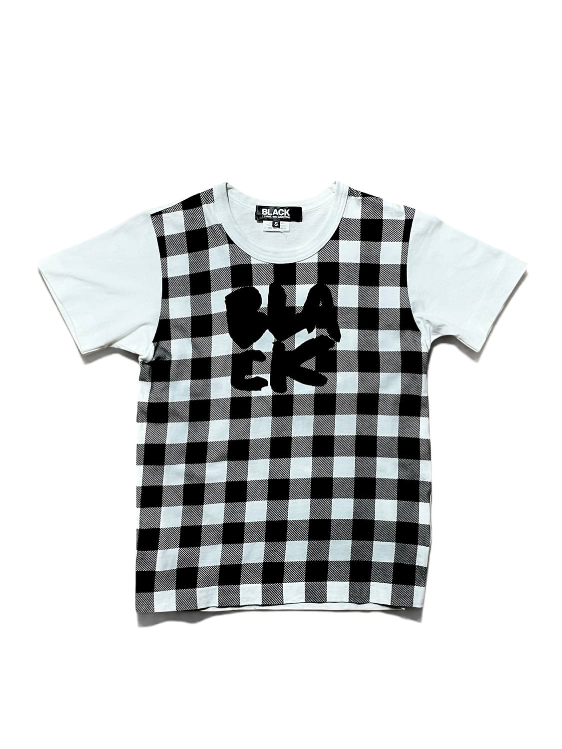Calligraphy Logo Buffalo Check T-shirt 상품이미지1