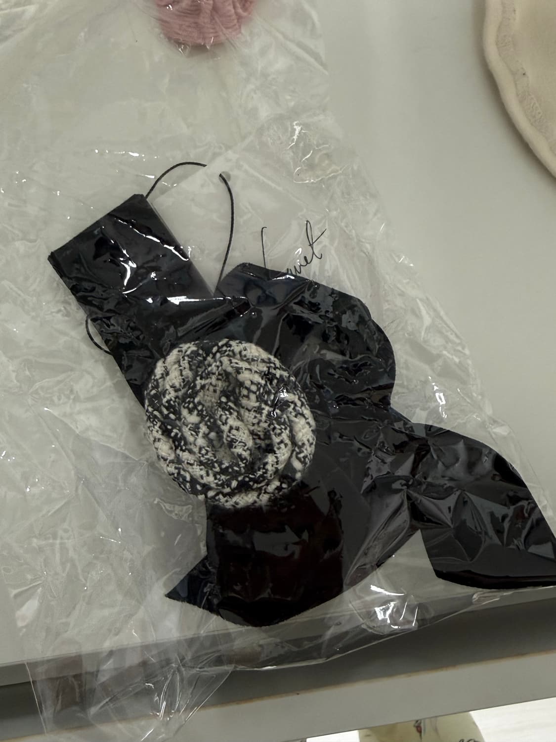 Chauet 쇼에 까멜리아 트위드 원피스 S 상품이미지3