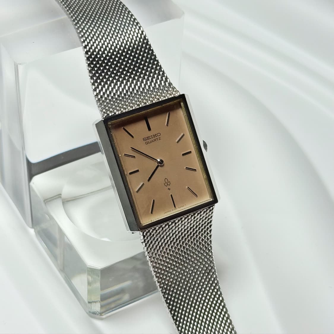 70s80s 빈티지 세이코 샤리오 쿼츠 메쉬 워치 상품이미지4