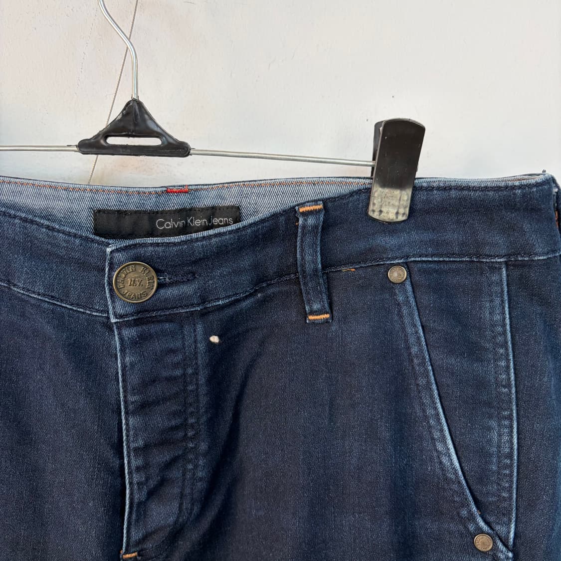 캘빈클라인 블랙 데님 카고 바지 상품이미지2