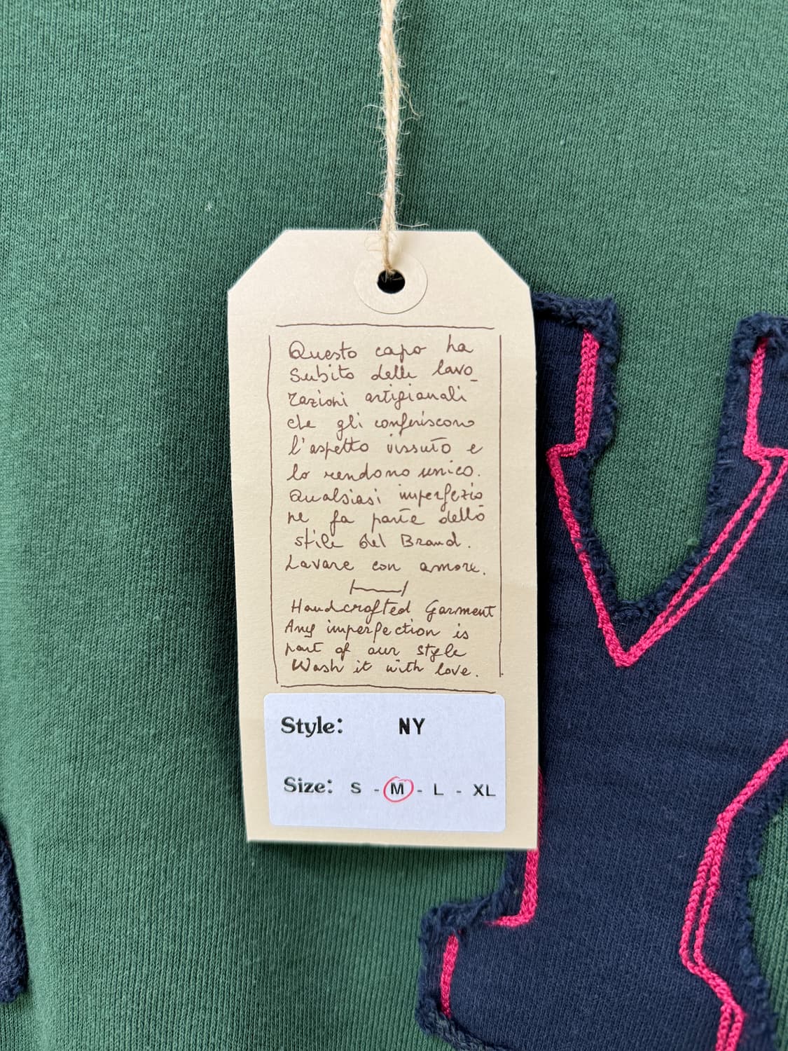 와일드동키 WILD DONKEY 뉴욕 맨투맨 그린 상품이미지5