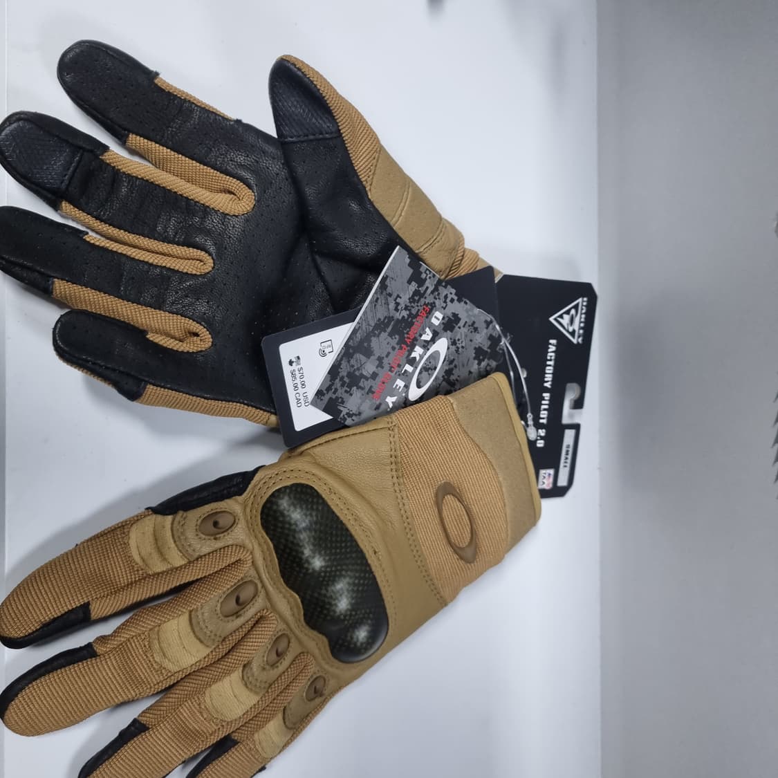 오클리 팩토리 파일럿 장갑 코요테 새상품 상품이미지2