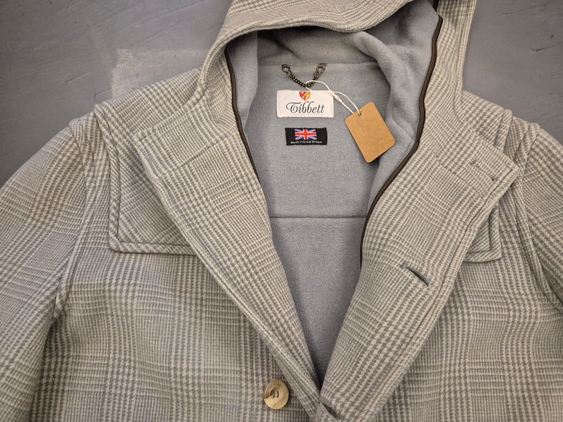 90s Tibbett 울 후드 코트 상품이미지5