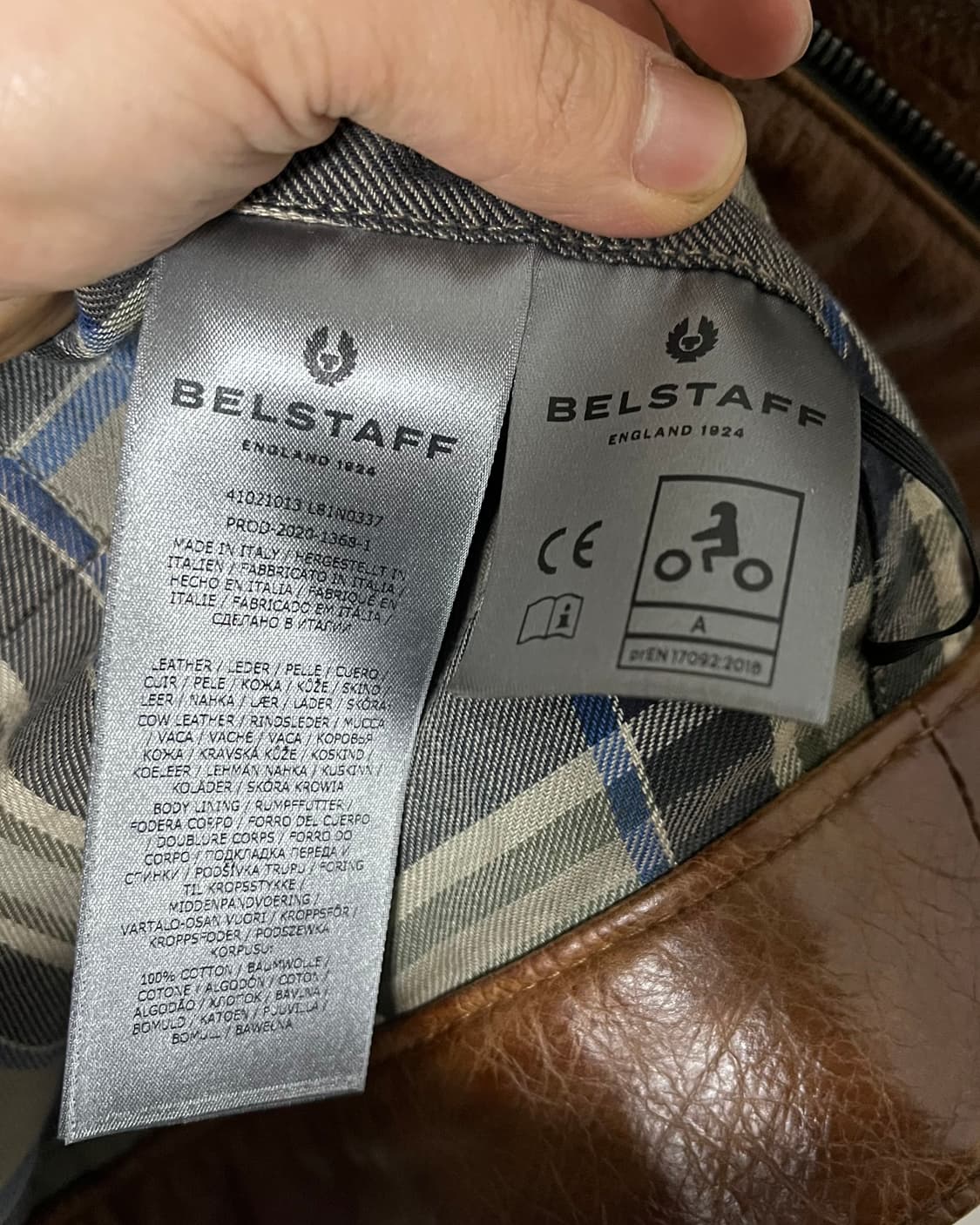 벨스타프 브룩랜즈 모터사이클 레더자켓 상품이미지10