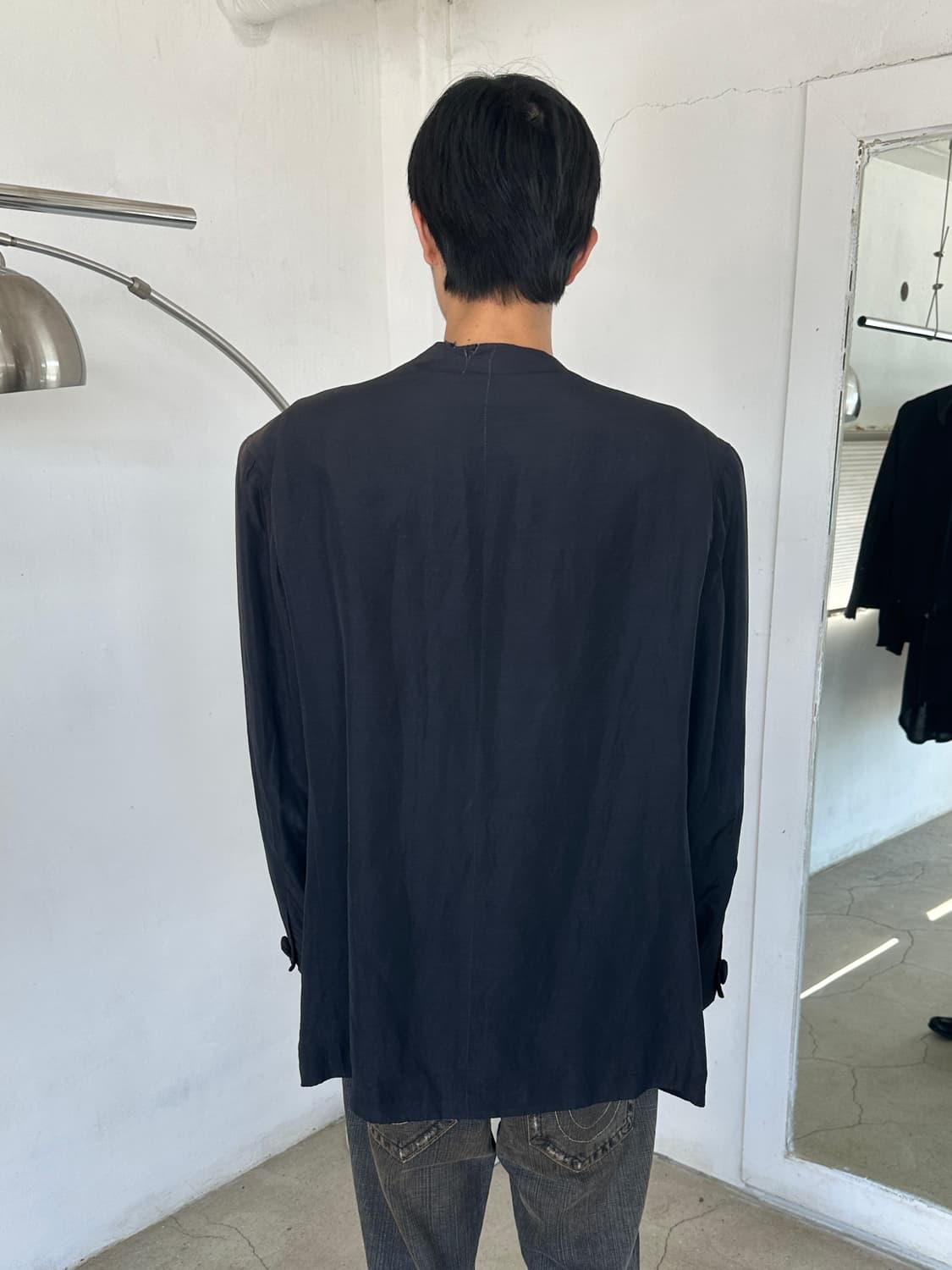 요지 뿌르옴므 큐프라 오버사이즈 블레이저 상품이미지3