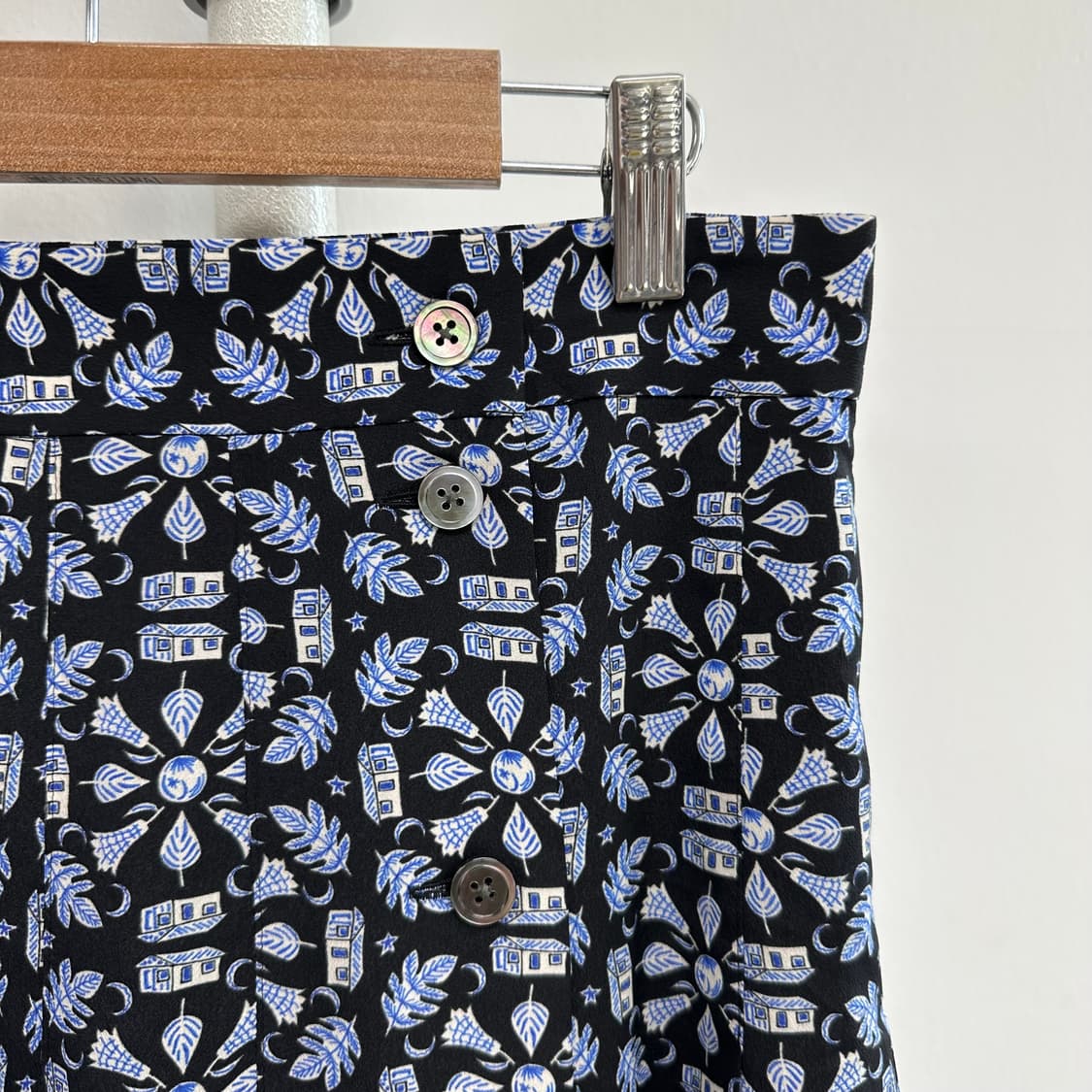 폴스미스 패턴 플리츠 랩스커트 상품이미지5