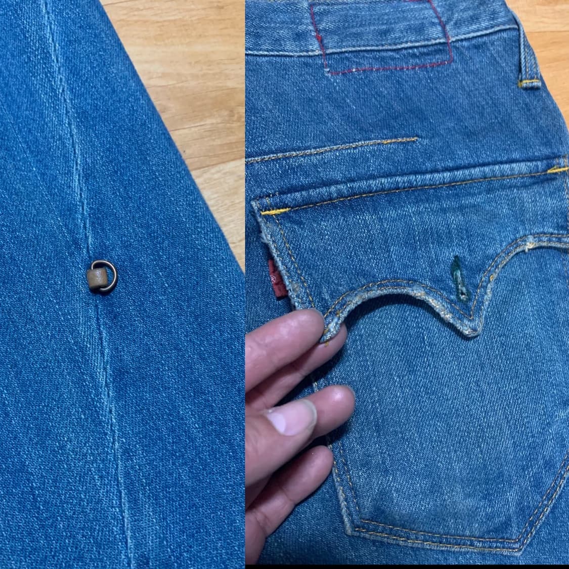 LEVIS RED WARPED SLIM FIT 리바이스 레드 데님팬츠 상품이미지10