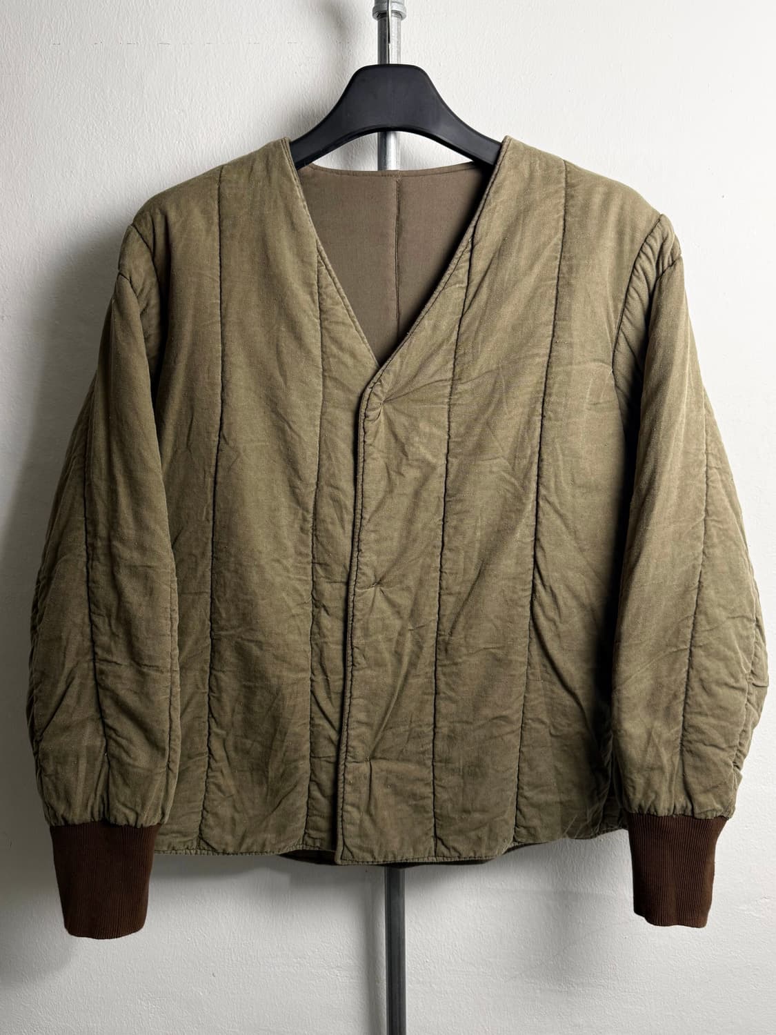 70's Czech Military Quilted Liner Jacket 상품이미지2