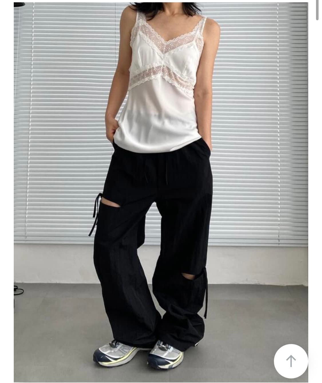 어나더랭귀지 side ribbon silt pants 상품이미지1