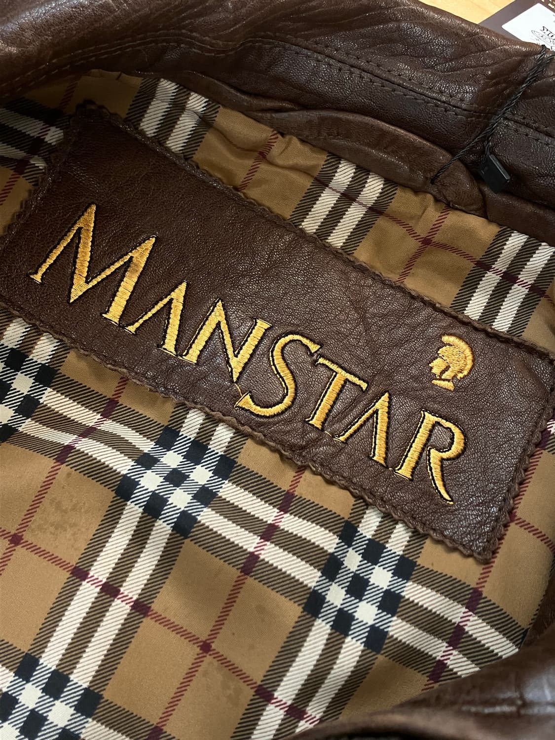 빈티지 양가죽 자켓 브라운 L #csz2910 상품이미지3