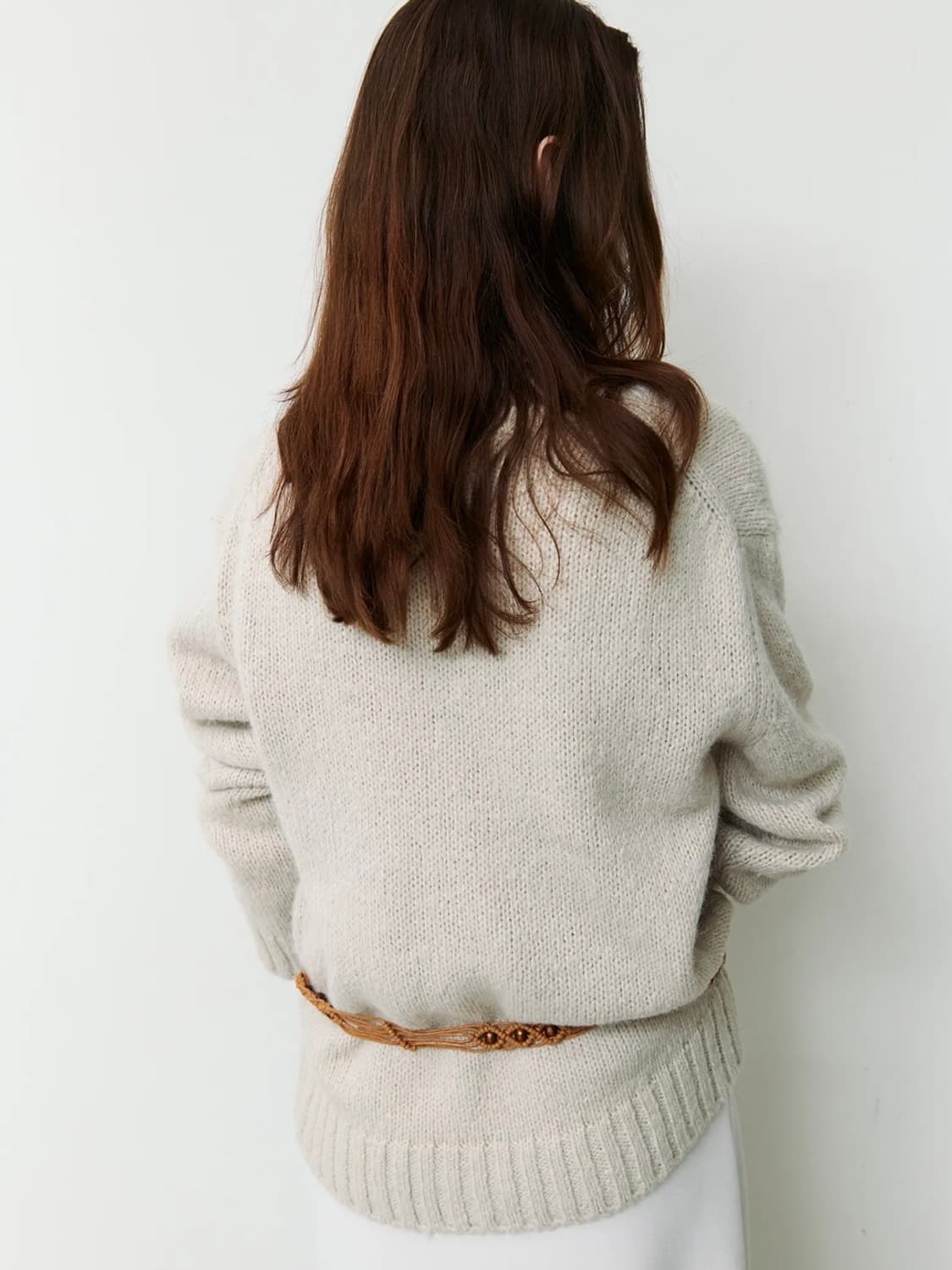 레터 letter 브이넥 니트 peta v pullover 상품이미지2