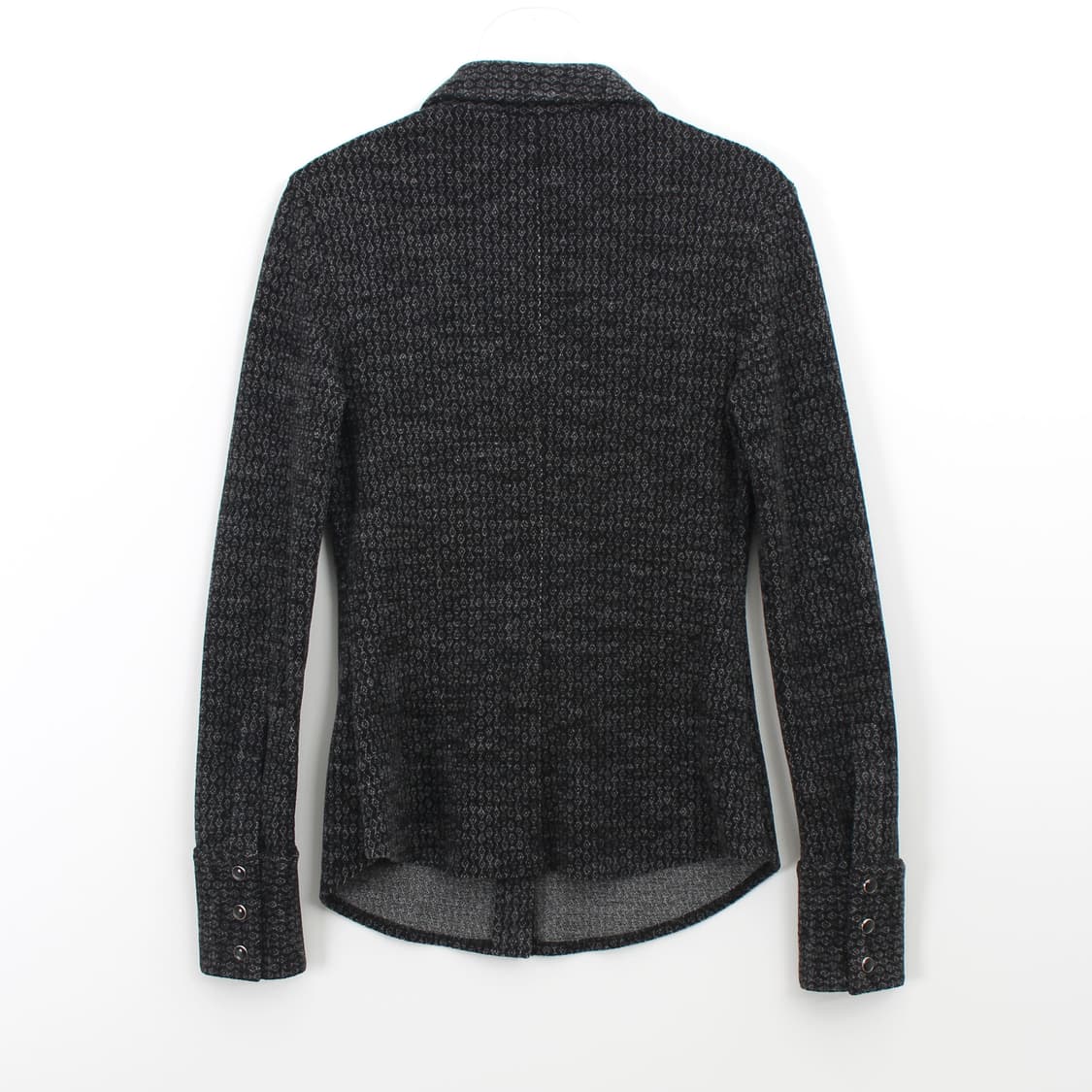 막스앤코 MAX&Co 막스마라 빈티지 울 타올 슬림 그레이 패턴 셔츠 블 상품이미지8