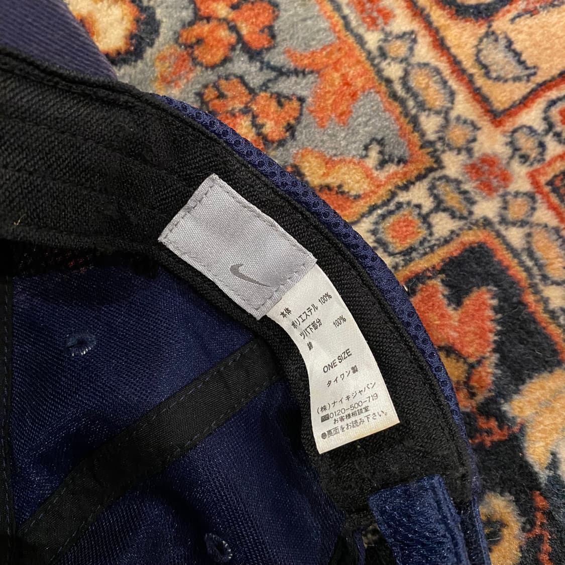 🌊00s Nike swoosh navy mesh cap 상품이미지4