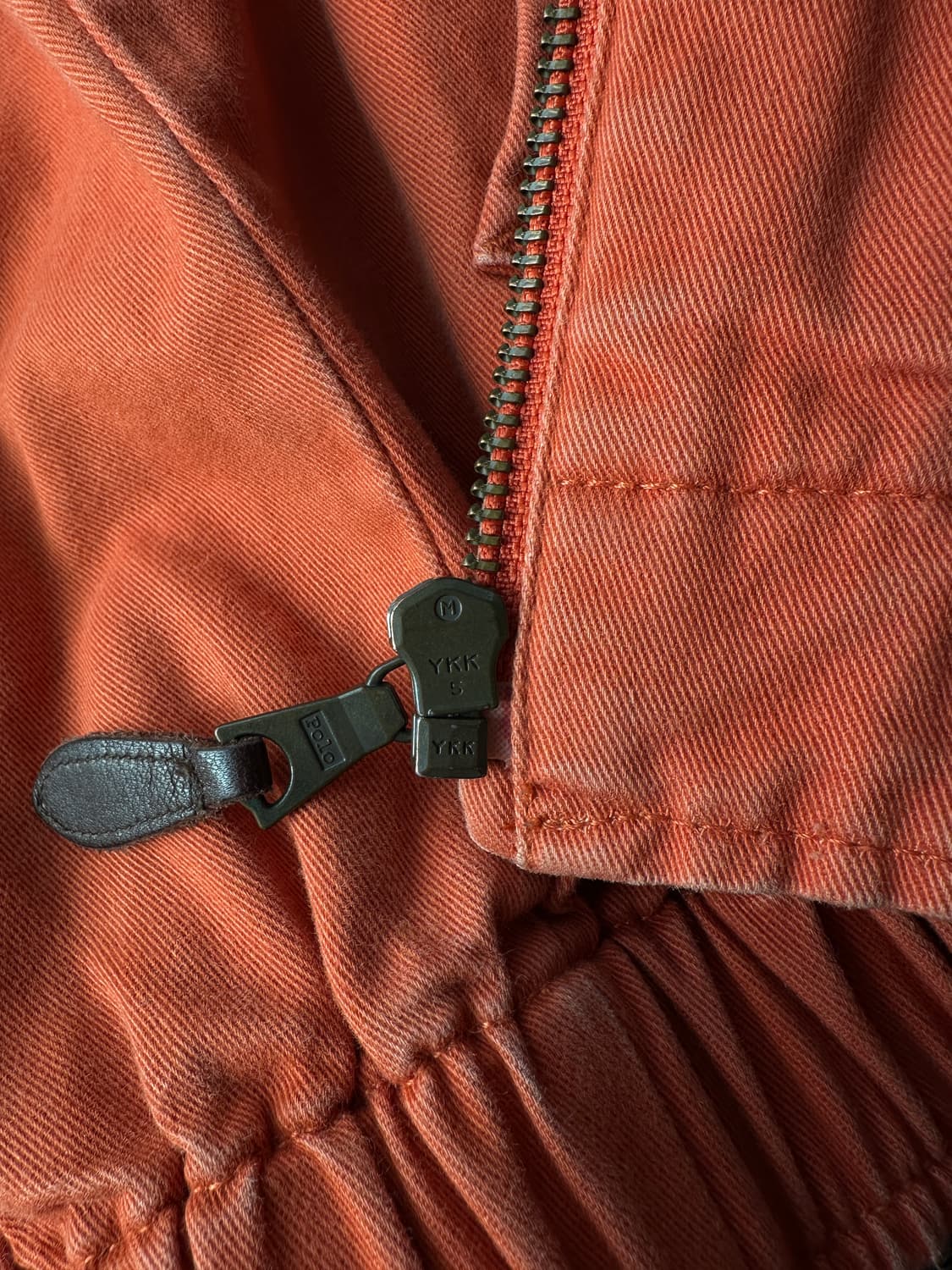 90s 폴로 해링턴 자켓 (100 / 오렌지 / 코듀로이 카라) 상품이미지3