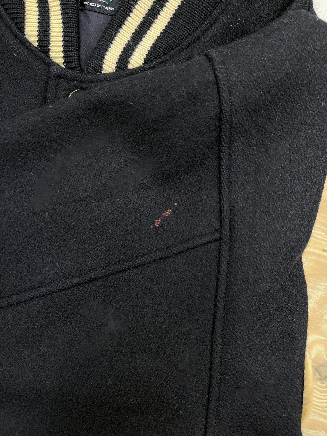 Comme Ca Du Mode 백 로고 바시티 자켓 상품이미지9