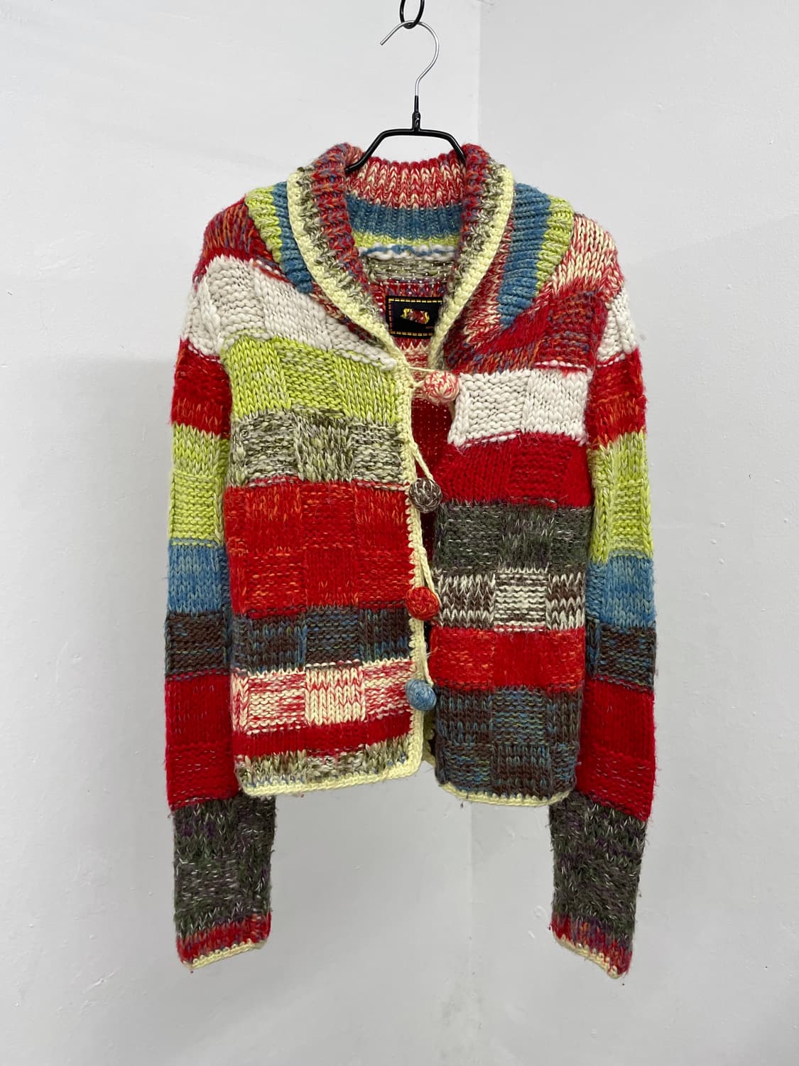 하구미 컬러 버튼 니트  상품이미지6