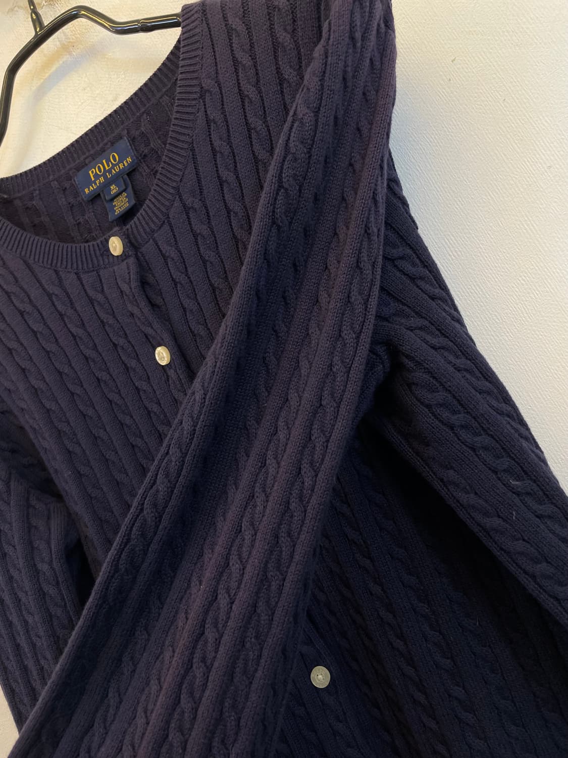 폴로 걸즈 가디건 XL(16) 폴로랄프로렌 니트가디건:) 상품이미지3