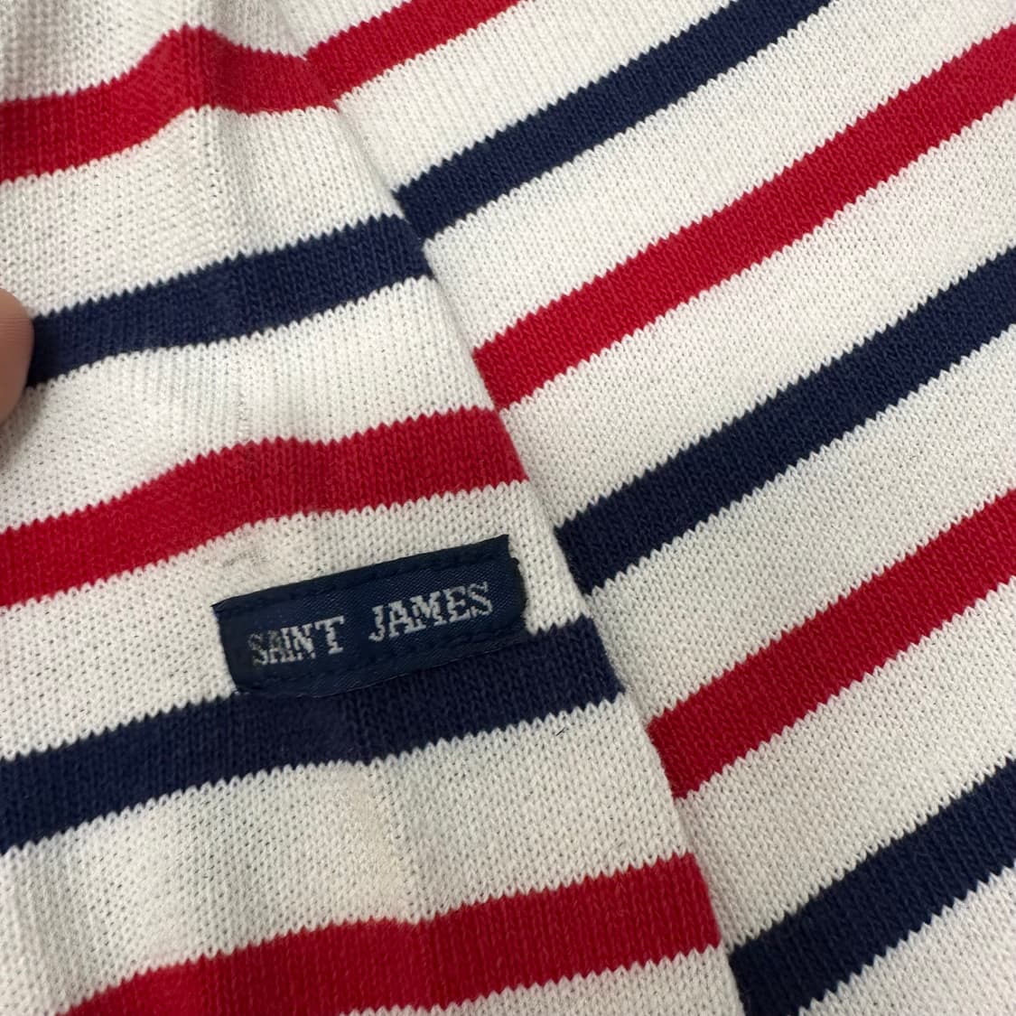 SAINT JAMES 세인트제임스 여성 스트라이프 긴팔티셔츠 2XS  상품이미지8