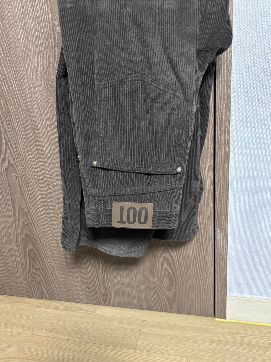 OOTj 브라운 스웨이드 바지 상품이미지1