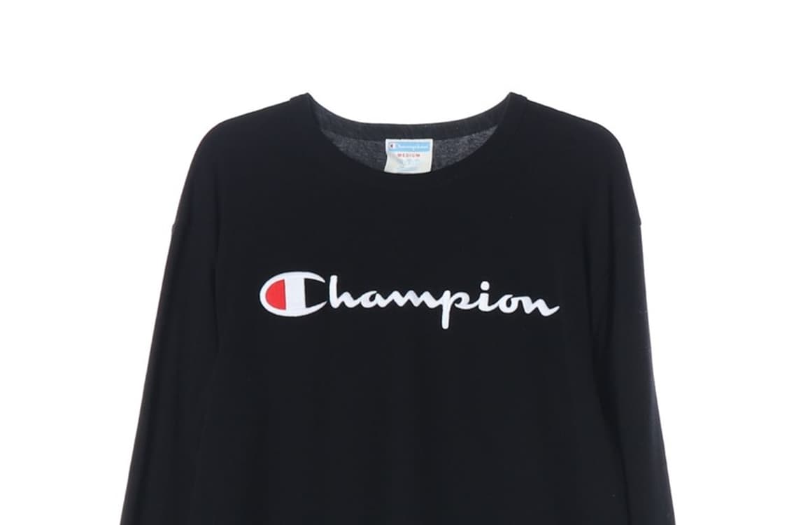 챔피온 빅로고 블랙 롱 슬리브 M 상품이미지3