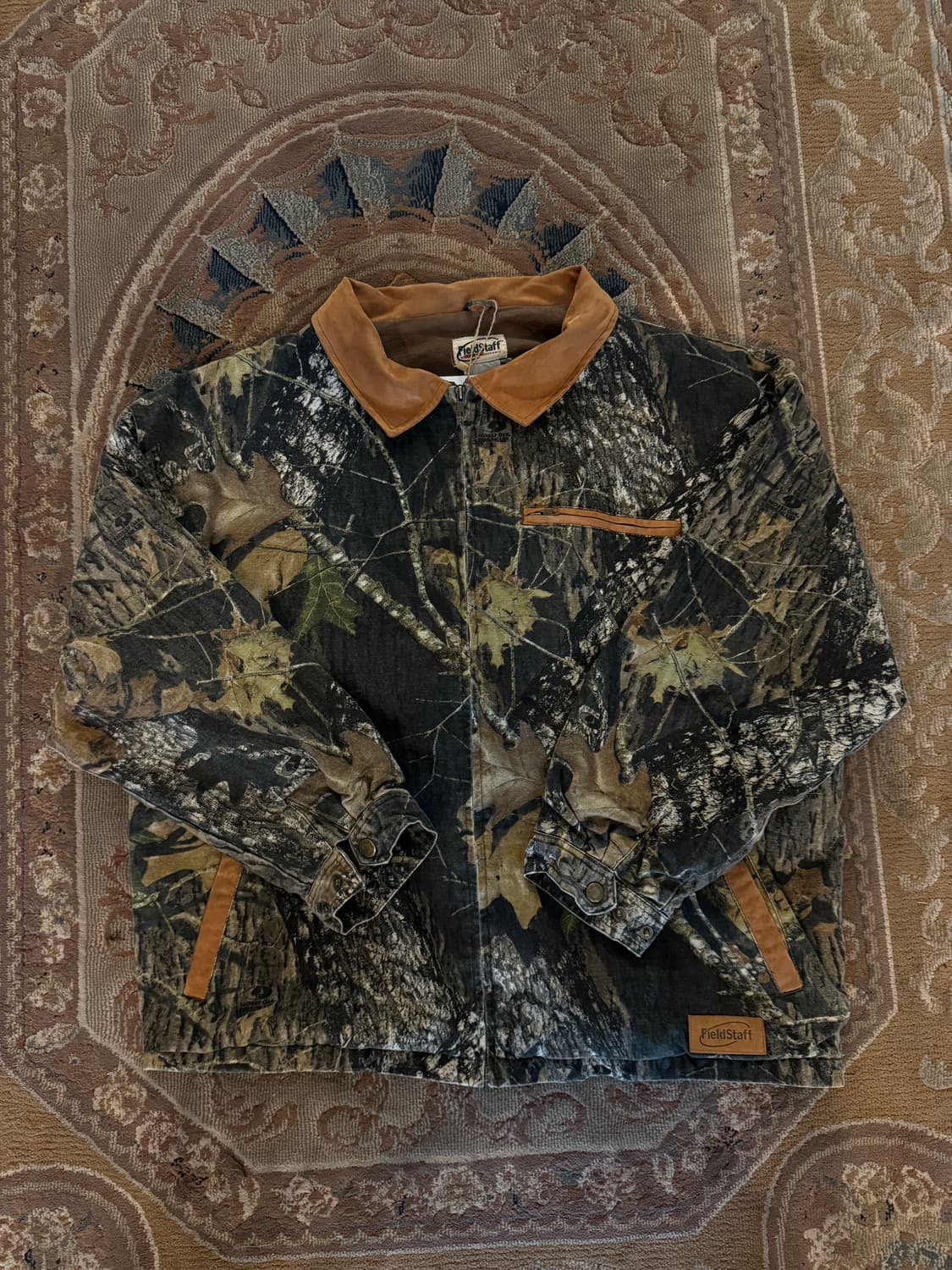 FieldStaff Mossy Oak Camo Zip-up Jacket 상품이미지1