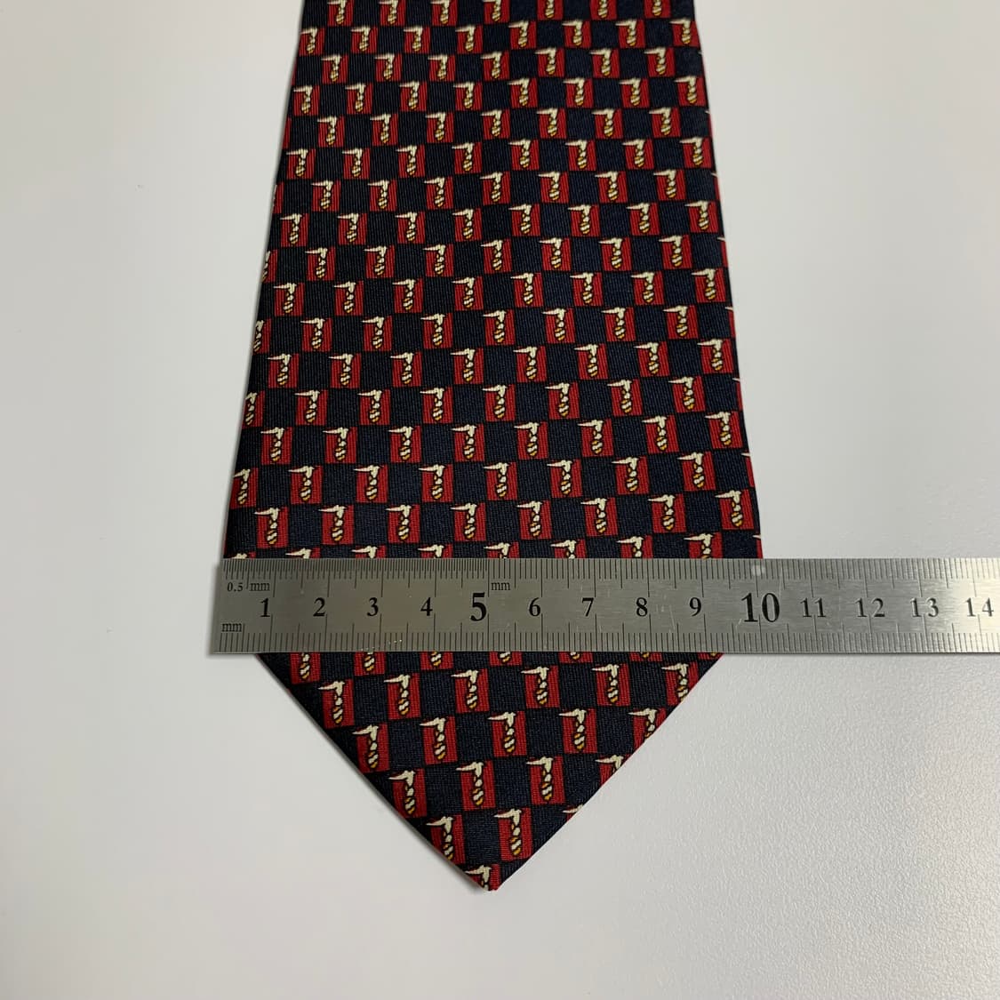 트루사르디 모노그램 명품넥타이 이태리 100실크 A+등급 장폭 상품이미지10