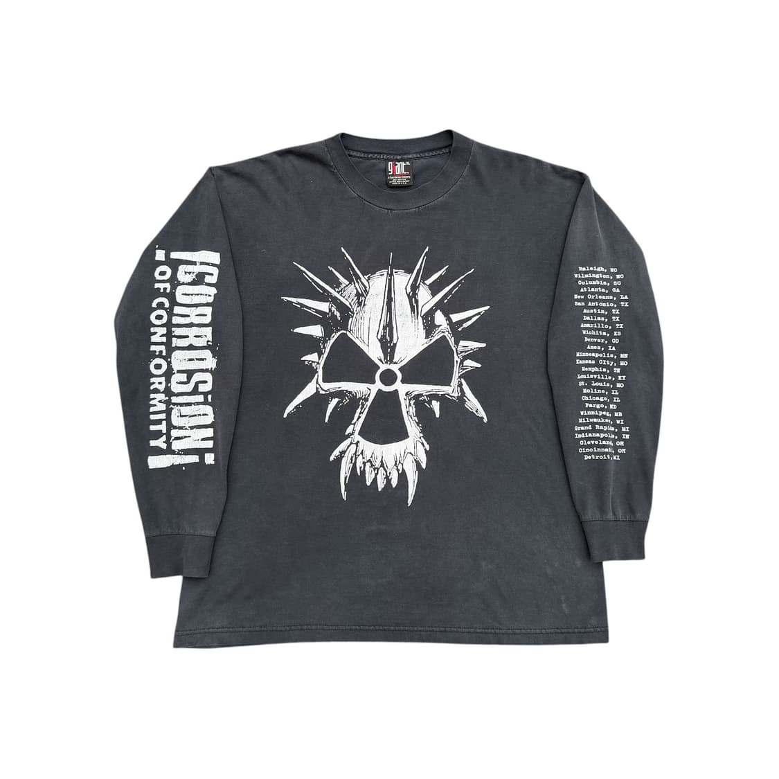 빈티지 90s Corrosion Of Conformity 투어 롱슬리브 상품이미지1