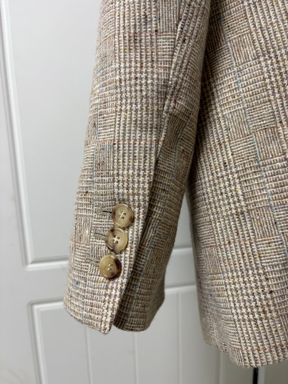 그로브 스토어 체크 울자켓 상품이미지3