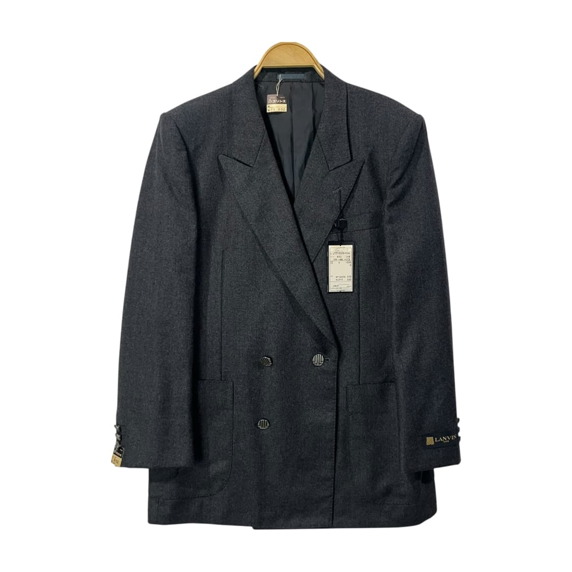 [LANVIN] 랑방 울혼방 더블브레스트 클래식 수트자켓 상품이미지1