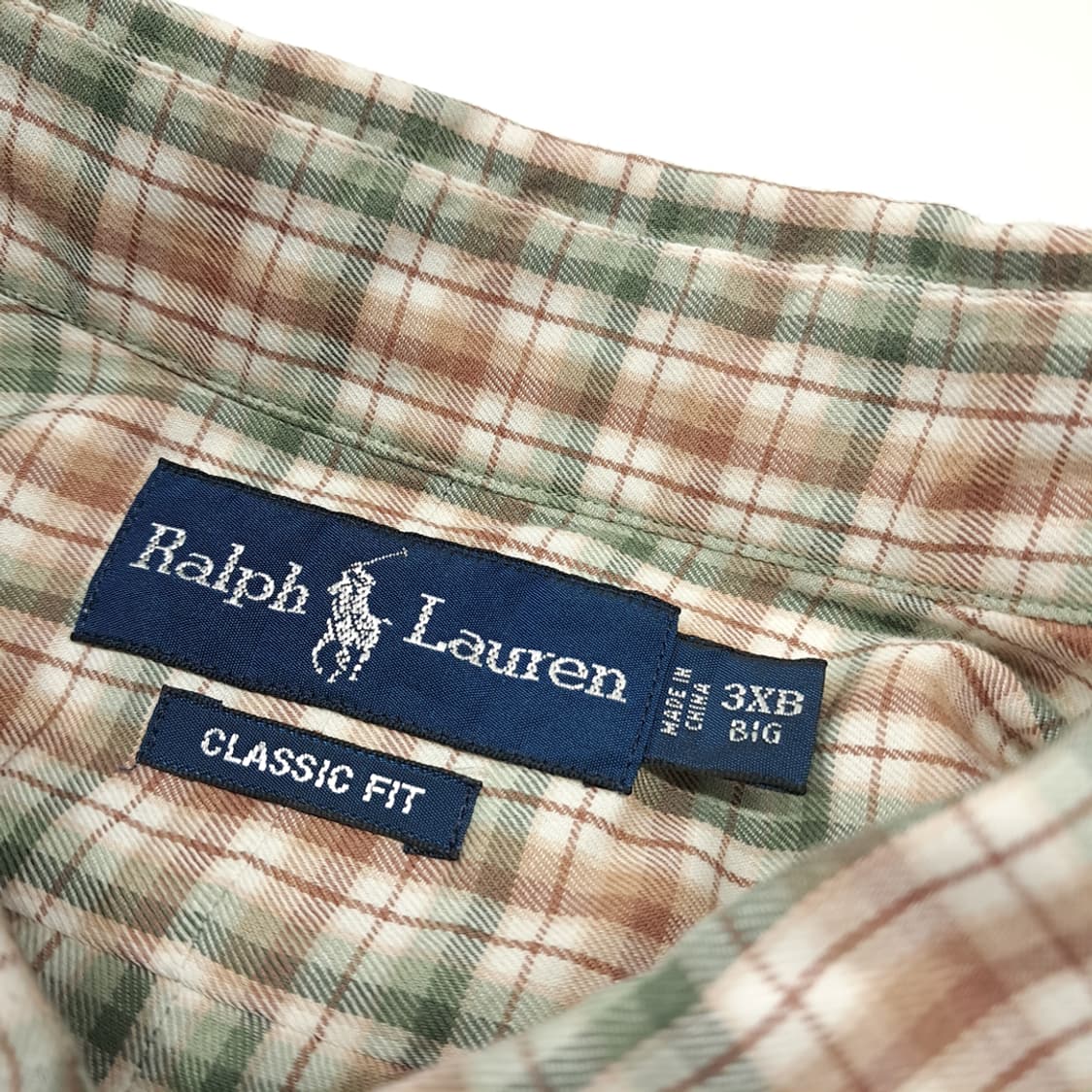 CL629 3XB 폴로 00s 태터솔체크 버튼다운 멀티컬러 셔츠 남방 상품이미지3