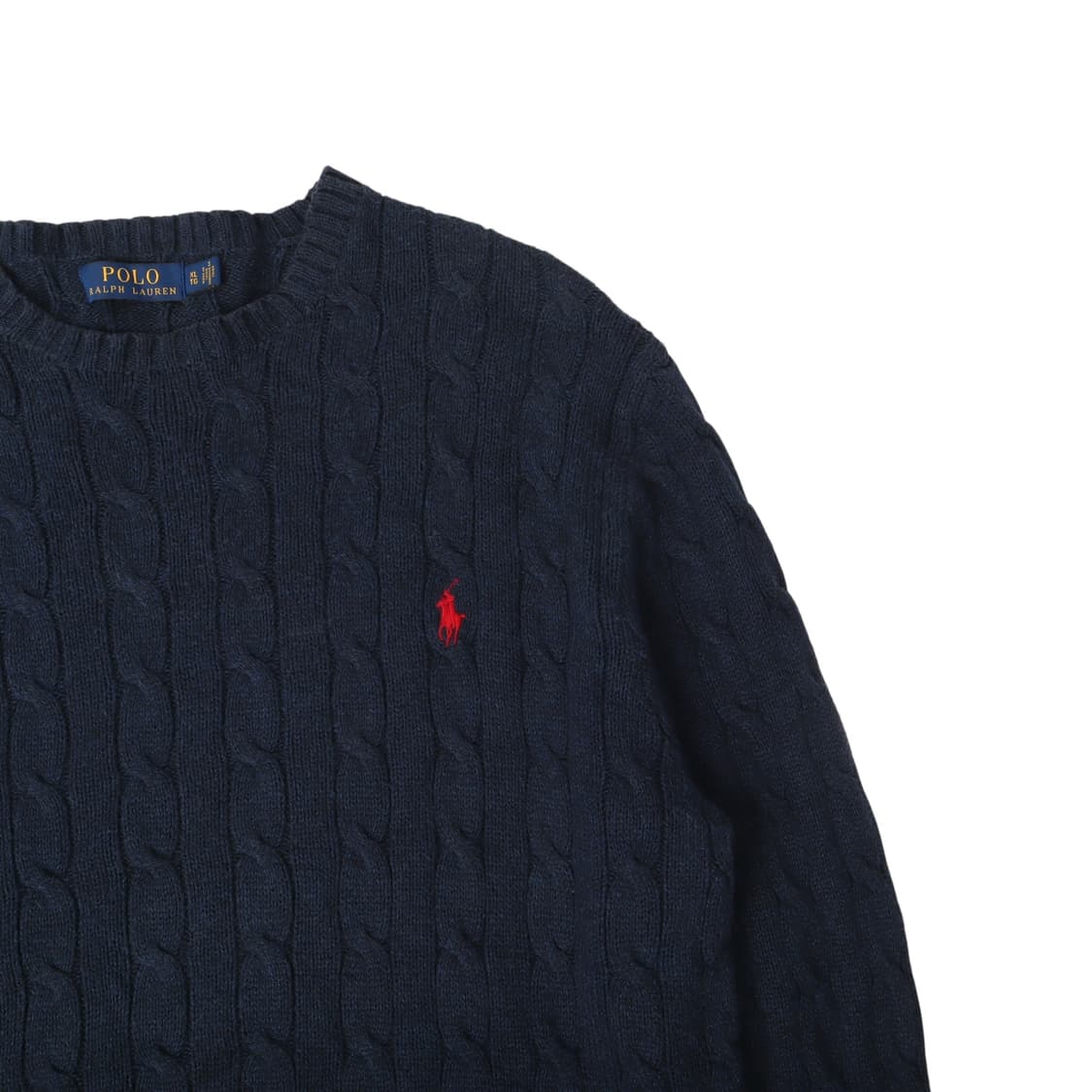 폴로 랄프로렌 네이비 케이블 니트 스웨터 상품이미지2