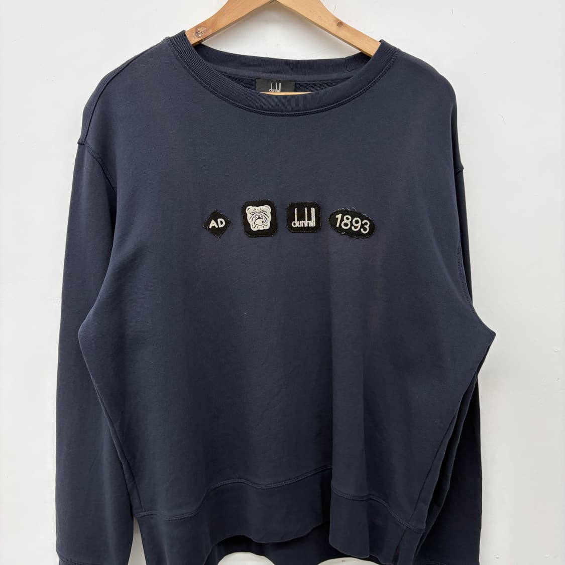 던힐 맨투맨 패치 장식 남XL 상품이미지2