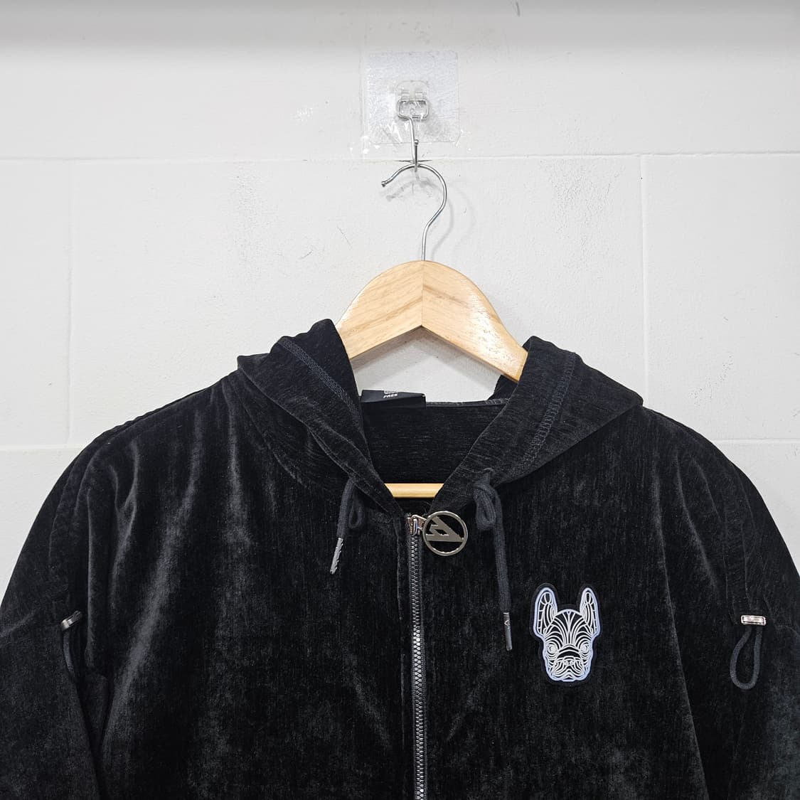 라이프워크 벨벳 후드 집업  상품이미지2