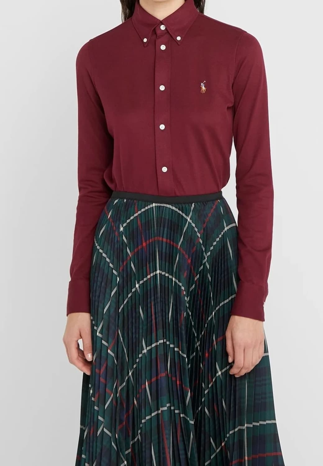 폴로 랄프로렌 클래식 플리츠 주름 롱 스커트 PN5565    상품이미지2