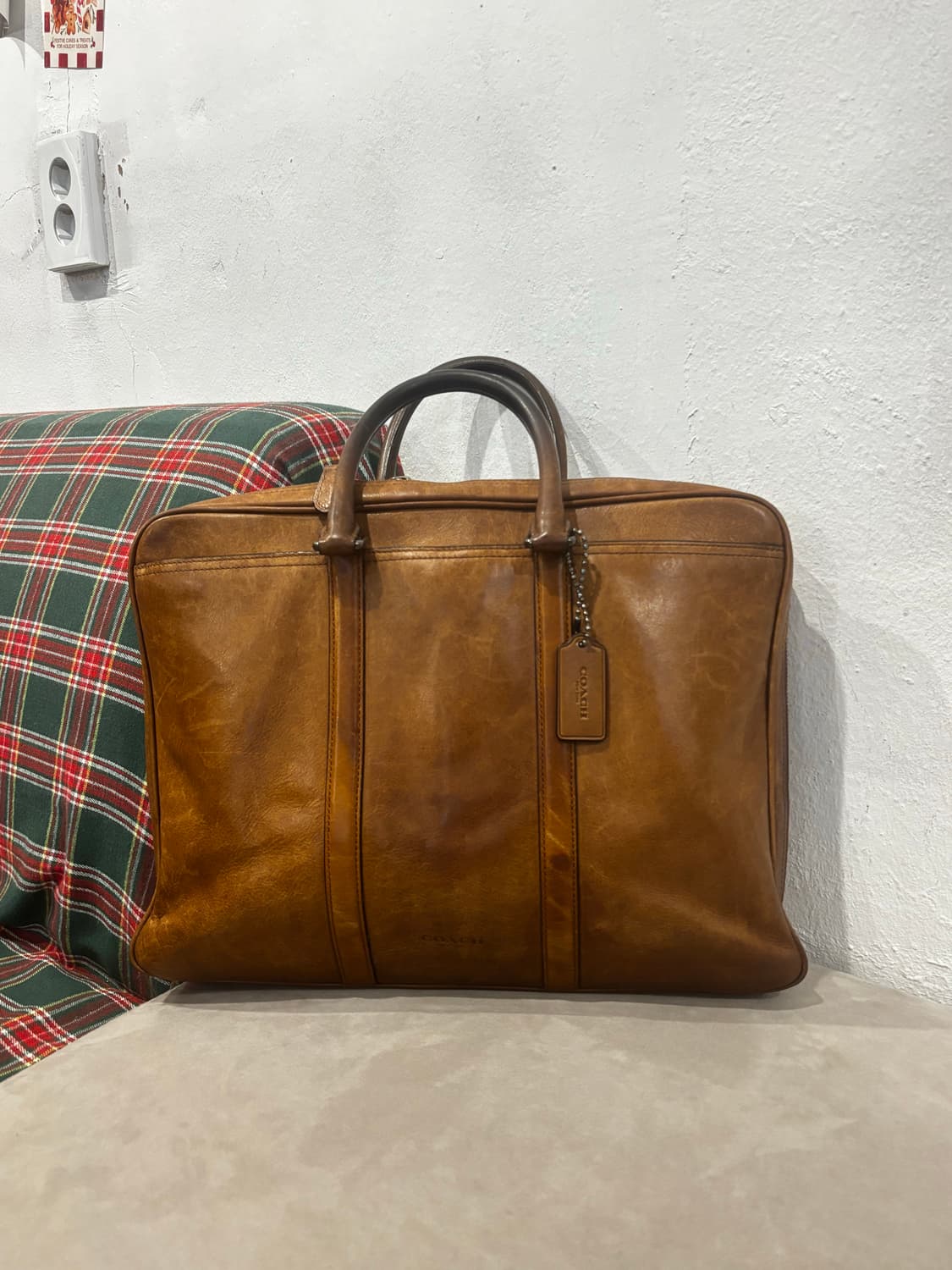Coach 빈티지 가죽 브리프케이스  상품이미지2