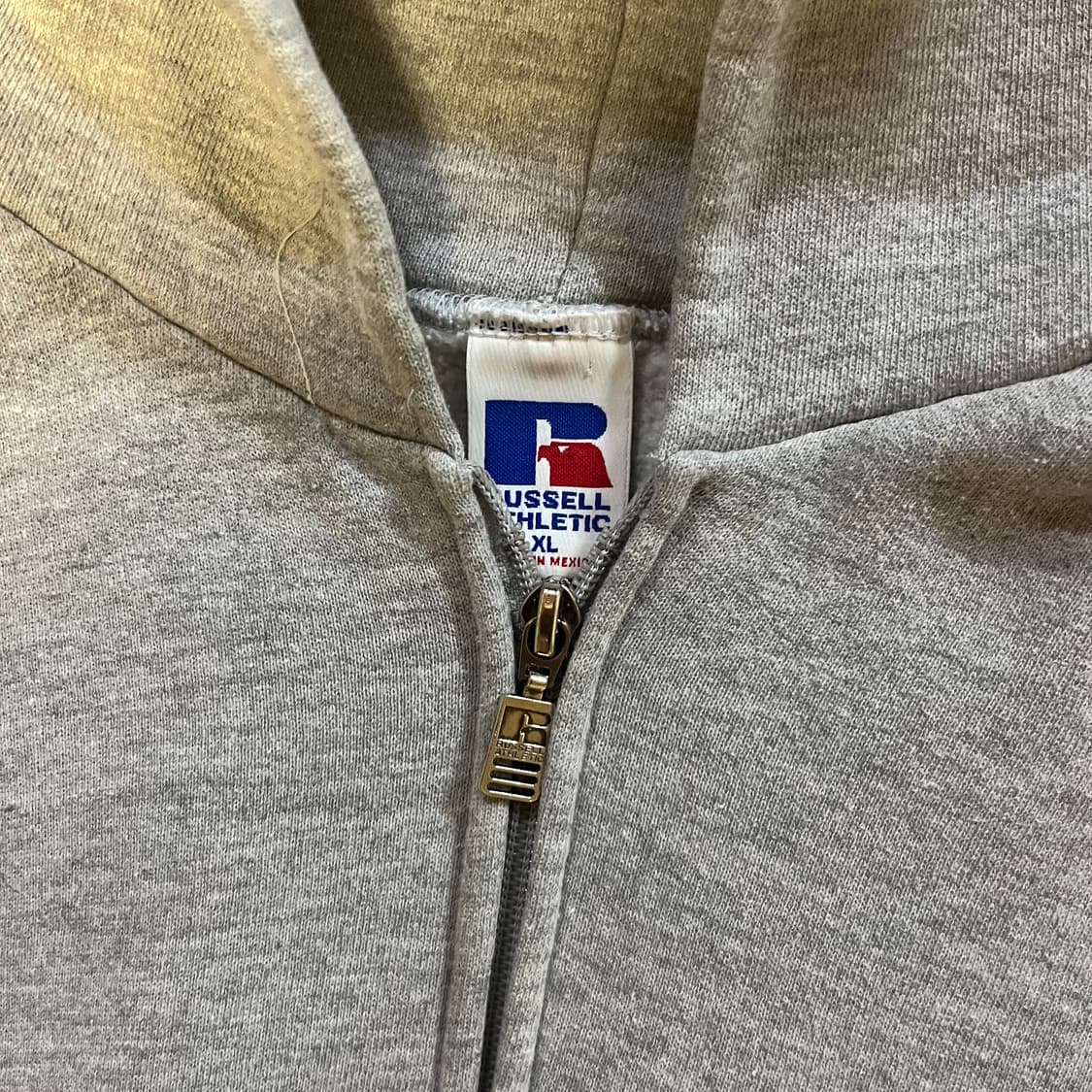 [XL] 90s 빈티지 러셀 후드집업 그레이 상품이미지2