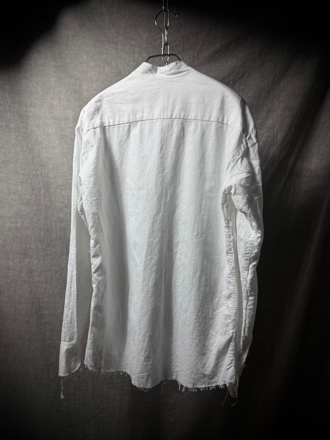 Elena Dawson Raw Edge Band Collar Shirt  상품이미지8