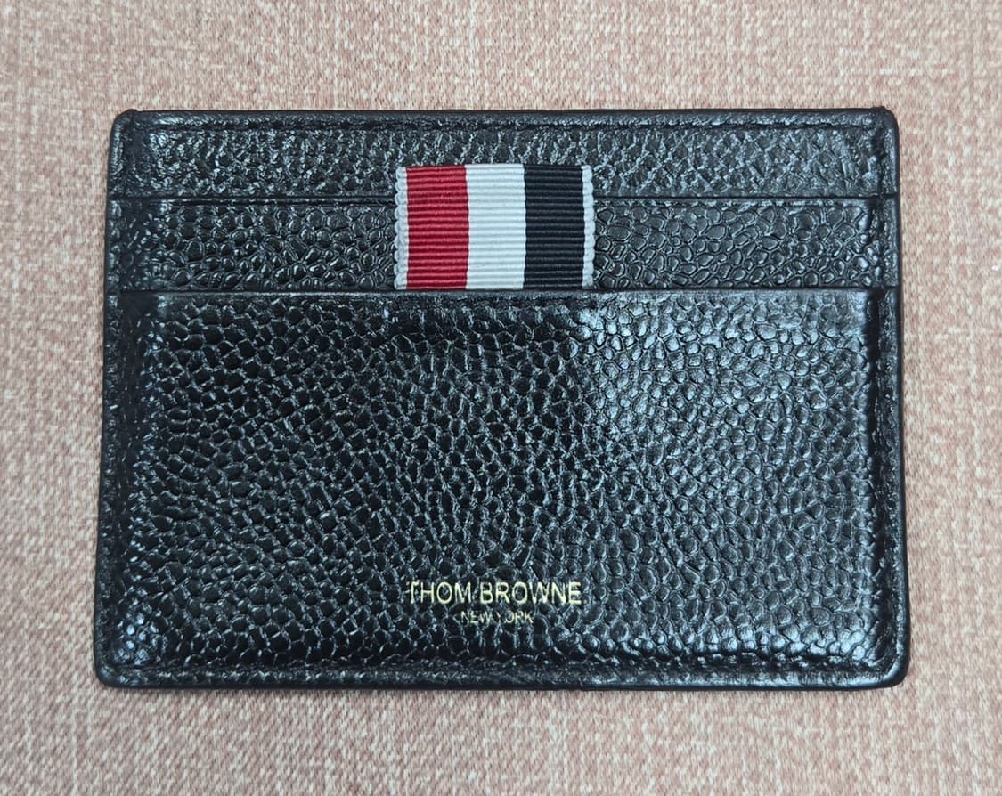 톰브라운 블랙 카드지갑 삼선탭 상품이미지1
