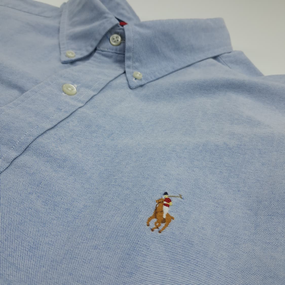 CN715 2XL 폴로 랄프로렌 클래식블루 긴팔 셔츠 남방 상품이미지5