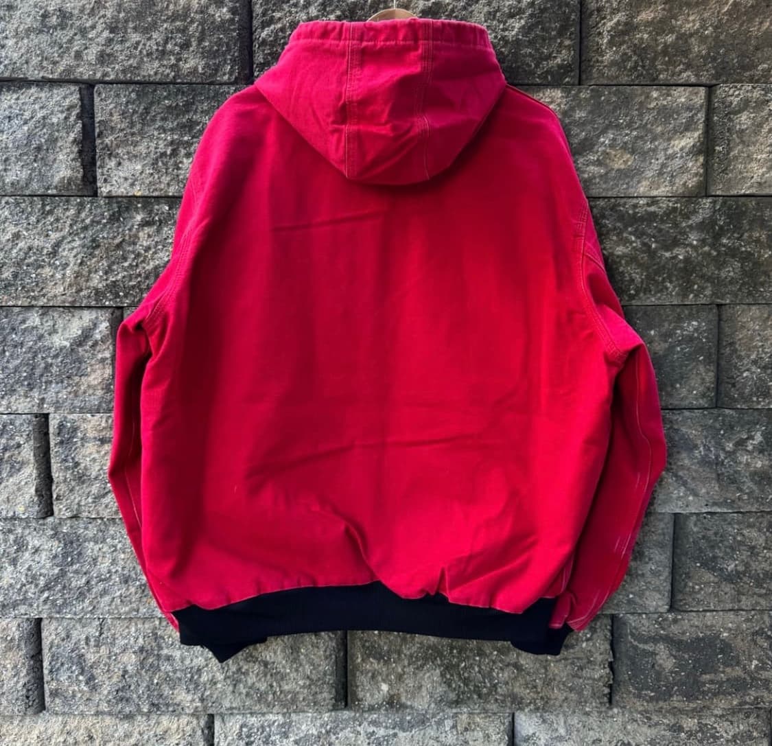 데드스탁급 00s 칼하트 액티브 자켓 레드 XL J131 red 상품이미지4