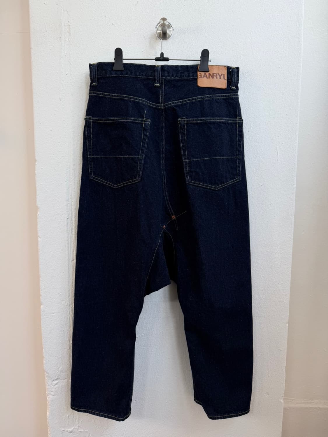 간류 꼼데가르송 사루엘 셀비지 데님 팬츠  상품이미지7