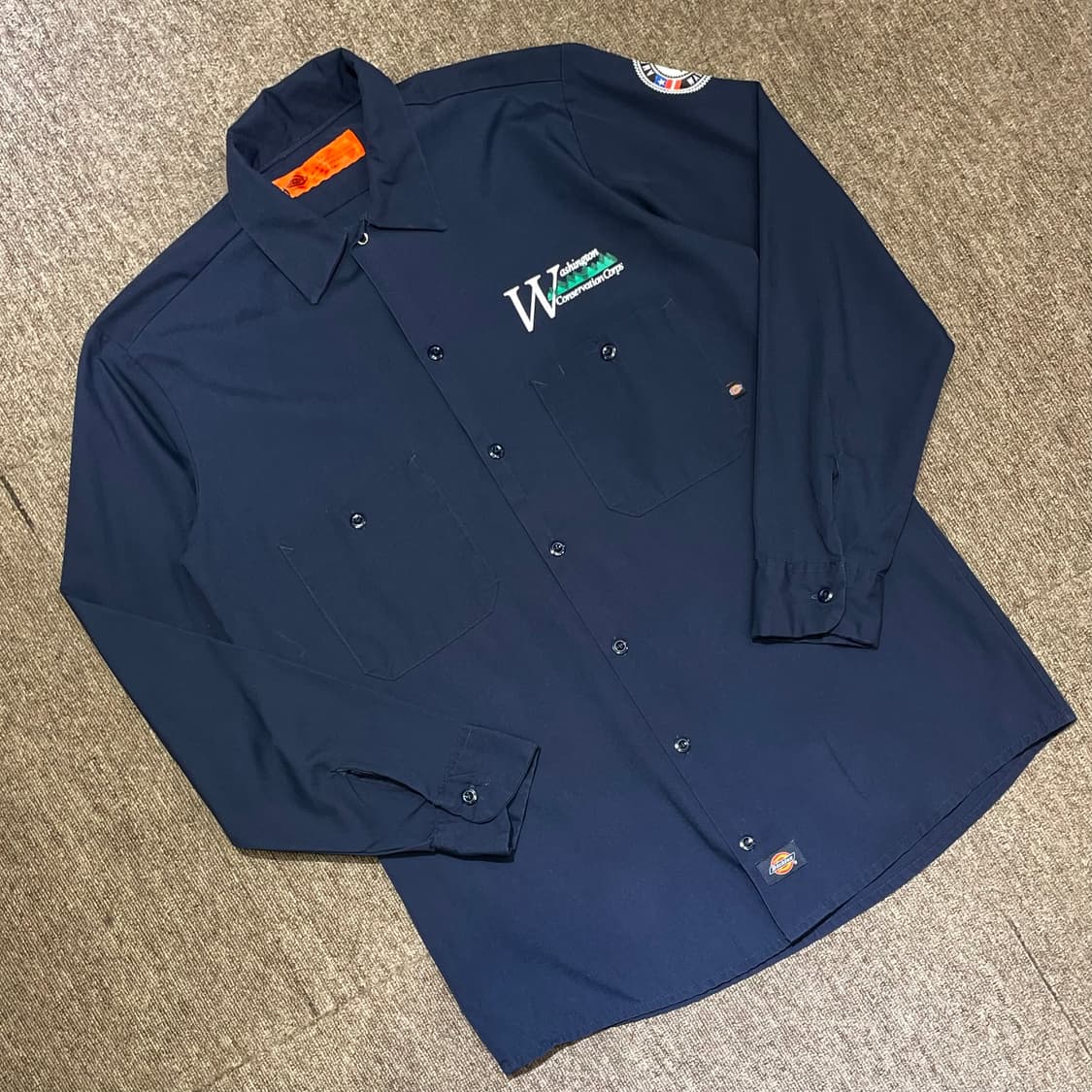 (S) Dickies 디키즈 워크 셔츠 상품이미지1