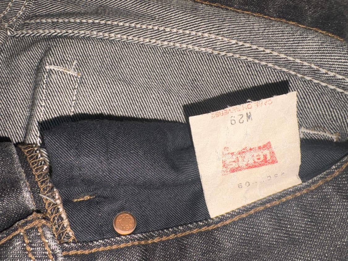 리바이스 (Levi's) 502 스트레이트 흑청 데님팬츠  상품이미지5