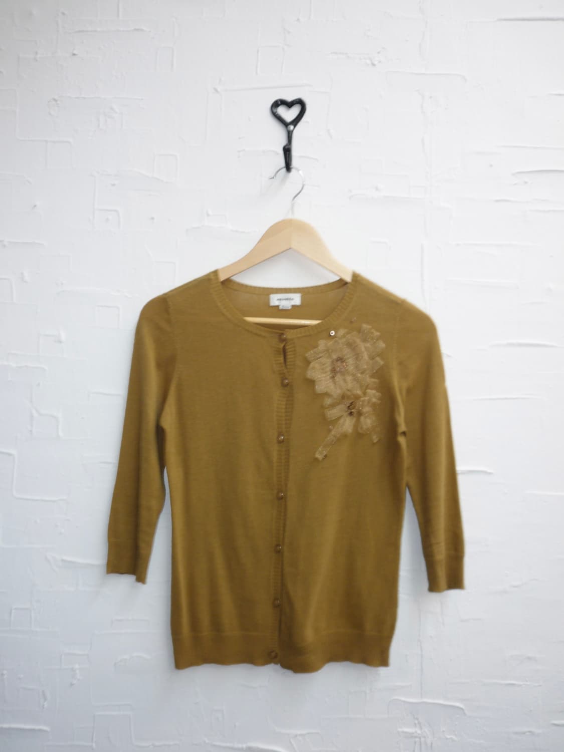 mustard corsage cardigan 상품이미지3
