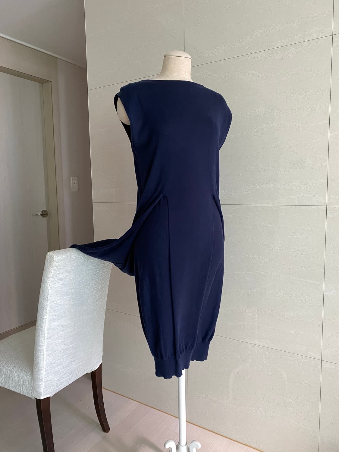 메종마르지엘라 컬렉션라인   코튼 캐시미어 니트 원피스M 상품이미지10