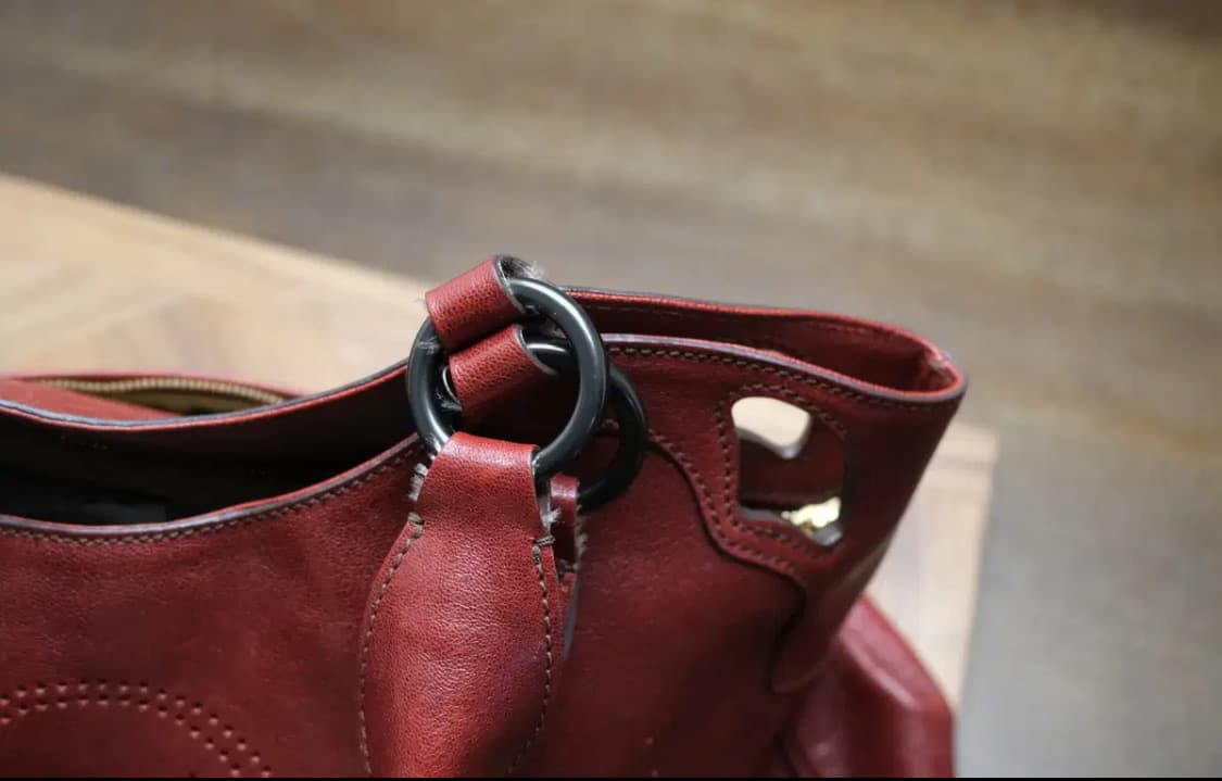 까르띠에 마르첼로 레드 토트백 가방 상품이미지7