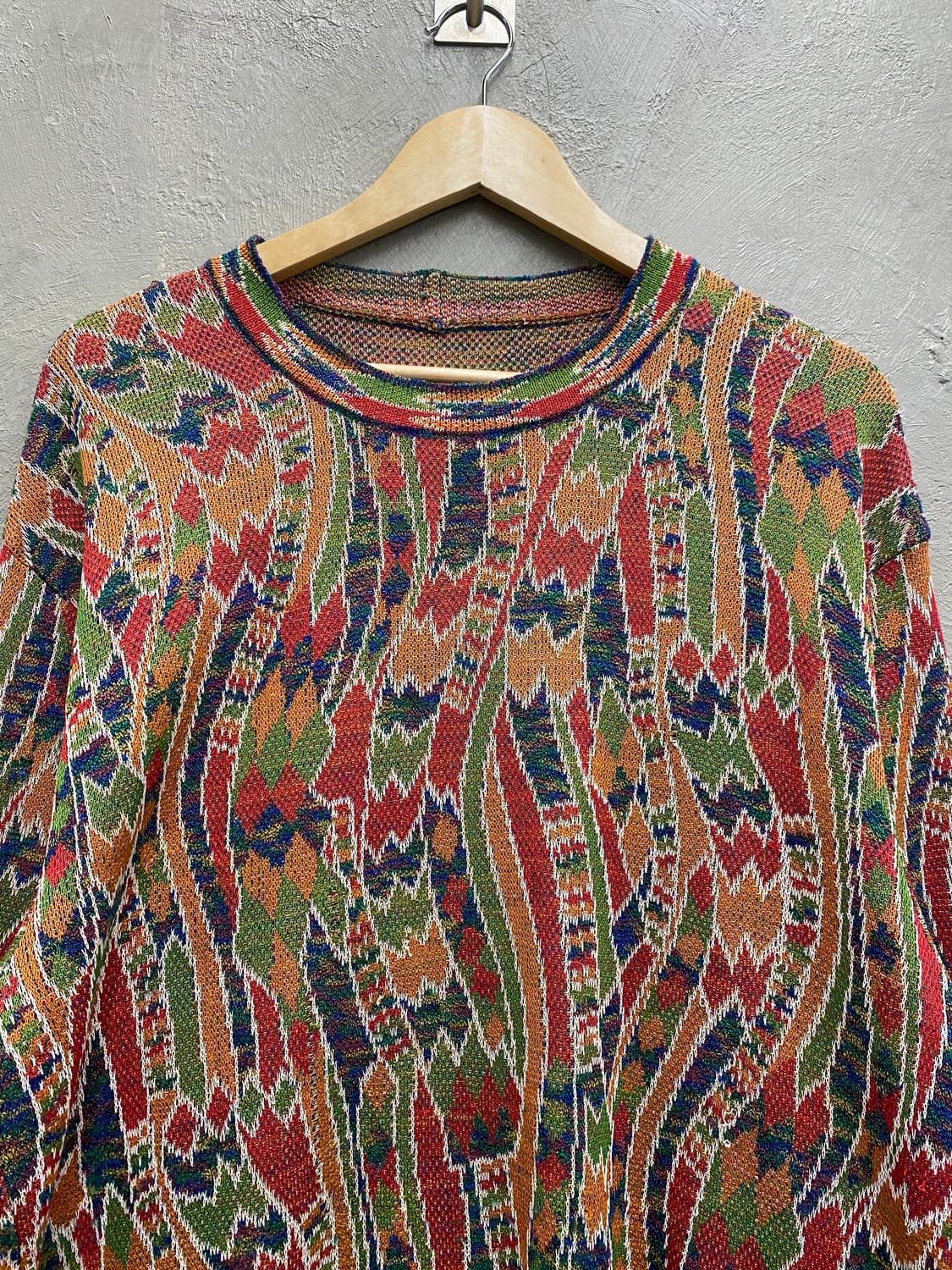 [48] 90s Missoni 미쏘니 이태리 메이드 에스닉 니트 상품이미지3